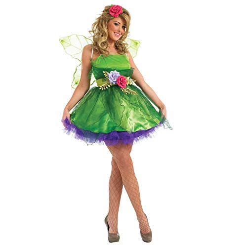Fun Shack Womens Forest Fairy Costume Green Woodland Floral Faries Princess Dress - green - XX-Large von Fun Shack