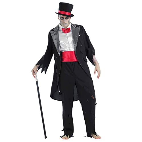 Fun Shack Kostüm Zombie Bräutigam für Herren, Geister Bräutigam, Perfekt für Halloween und Karneval, M Fun Shack Kostüm Zombie Bräutigam für Herren, Geister Bräutigam, Perfekt für Halloween und Karneval, M von Fun Shack