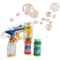 Seifenblasen-Pistole, leuchtend, inkl. 2 Flaschen Seifenblasen-Pistole, leuchtend, inkl. 2 Flaschen von Fun Trading GmbH