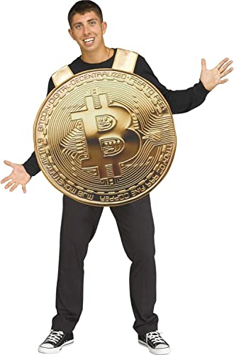 Adult Bitcoin Novelty Fancy Dress Costume Adult Bitcoin Novelty Fancy Dress Costume von Fun World