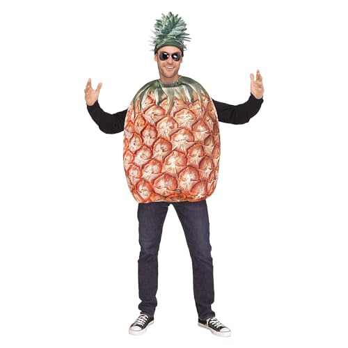 Fun World Ananas-Kostüm für Erwachsene, braun, Standard von Fun World