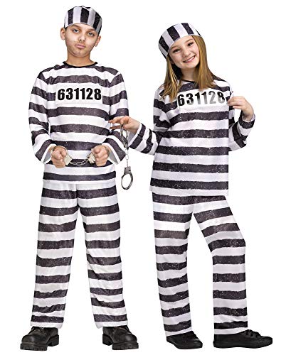 Fun World Children's Convict Costume LARGE 12-14 von Fun World