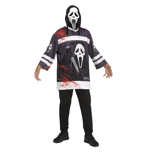 Fun World Ghost Face Lives Scream Hockey Jersey Kostüm und Maske Halloween Standard Herren Fun World Ghost Face Lives Scream Hockey Jersey Kostüm und Maske Halloween Standard Herren von Fun World