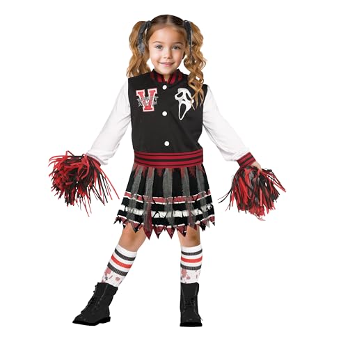 Fun World Mädchen Ghost Face Scream for the Team! Kostüm 3T-4T Fun World Mädchen Ghost Face Scream for the Team! Kostüm 3T-4T von Fun World