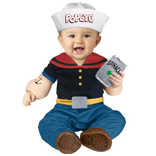 Fun World Popeye-Kostüm für Jungen, 18–24 Monate, mehrfarbig Fun World Popeye-Kostüm für Jungen, 18–24 Monate, mehrfarbig von Fun World
