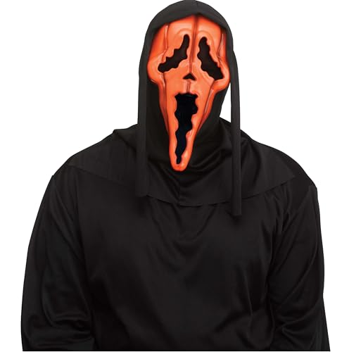 Fun World Scream - Ghostface Kürbismaske - Grusel-Killer-Kostüm-Accessoire Halloween & Horror-Party von Fun World