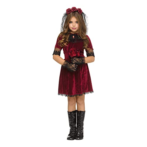 Gothic Vampirbraut Kostüm für Mädchen - Kindergröße: 164-170 von Fun World