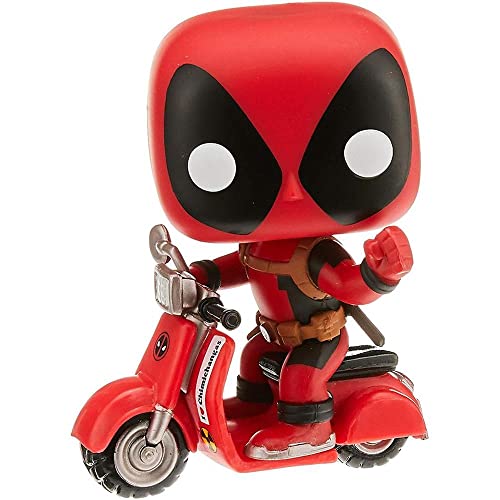 Funko Pop! Rides: Deadpool - Deadpool & Scooter - Vinyl-Sammelfigur - Geschenkidee - Offizielle Handelswaren - Spielzeug Für Kinder und Erwachsene - Comic Books Fans - Modellfigur Für Sammler von Funko