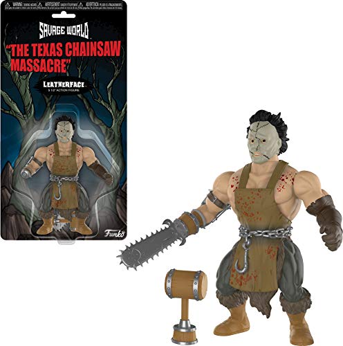 Funko Savage World Texas Chainsaw Massacre: Leatherface Action Figure 10cm, Multi von Funko