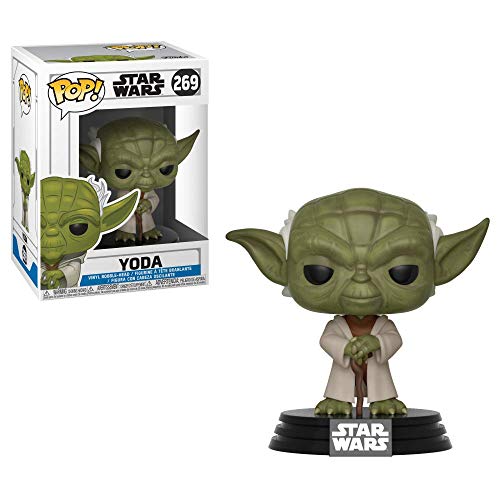 Funko POP! Bobble: Star Wars: Clone Wars: Yoda - Vinyl-Sammelfigur - Geschenkidee - Offizielle Handelswaren - Spielzeug Für Kinder Und Erwachsene - TV Fans - Modellfigur Für Sammler Und Display Funko POP! Bobble: Star Wars: Clone Wars: Yoda - Vinyl-Sammelfigur - Geschenkidee - Offizielle Handelswaren - Spielzeug Für Kinder Und Erwachsene - TV Fans - Modellfigur Für Sammler Und Display von Funko