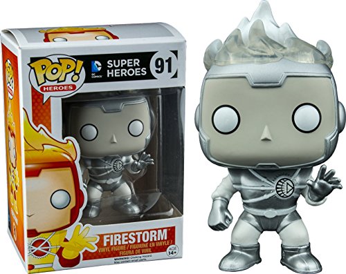 Pop! Heroes: Dc Super Heroes - White Lantern Firestorm (Glow In The Dark) #91 Vinyl Figure von Funko