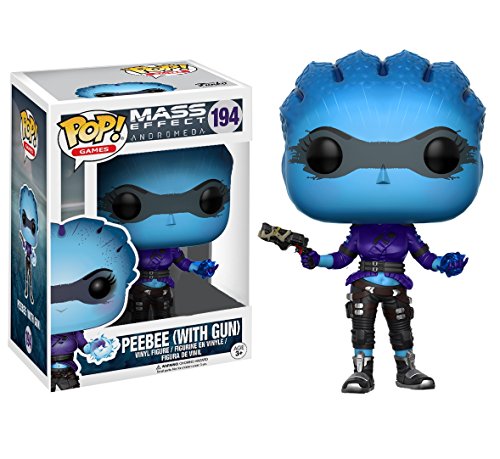 Funko 13717 - Mass Effect Andromeda, Pop-Vinyl-Figur 194, Peebee mit Waffe, limitiert von Funko