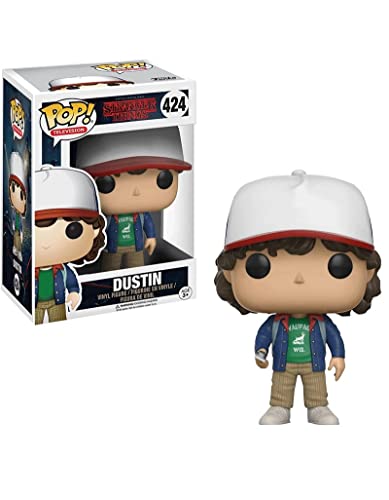 Funko Pop! Vinyl: Stranger Things: Dustin Henderson mit Compass - Aka Zahnlos - Vinyl-Sammelfigur - Geschenkidee - Offizielle Handelswaren - Spielzeug Für Kinder und Erwachsene - TV Fans von Stranger Things