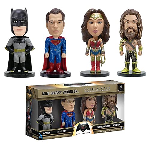 FunKo – Wacky Wobbler – Batman V Superman – 4 Pack Minis von Funko