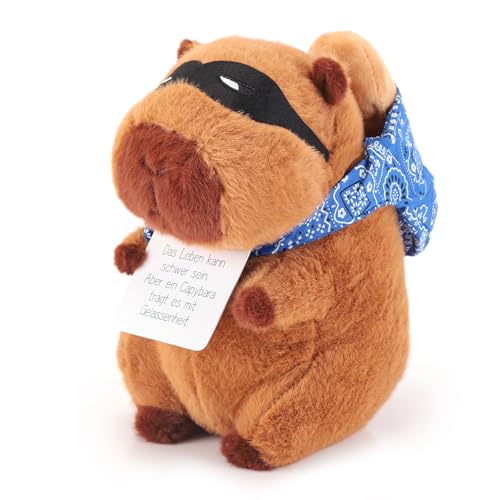Funbroz Niedliches Capybara Kuscheltier 9 Zoll - Weiches Plüschtier für Kinder und Erwachsene von Funbroz