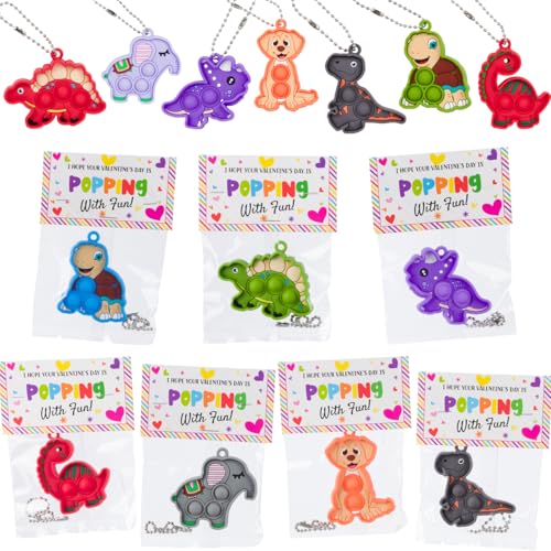 Funeta Valentinstagsgeschenke für Kinder – 30 Stück Tier-Valentins-Pop-Its Fidget Toys – Valentinstagskarten für Kinder, Schule, Klassenzimmer – Valentinstag für Kinder, Klassenaustausch Funeta Valentinstagsgeschenke für Kinder – 30 Stück Tier-Valentins-Pop-Its Fidget Toys – Valentinstagskarten für Kinder, Schule, Klassenzimmer – Valentinstag für Kinder, Klassenaustausch von Funeta