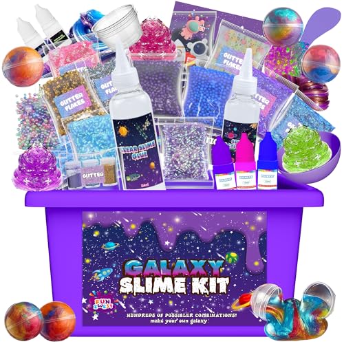Funewest Mini Schleim Selber Machen Set, Galaxy Slime Ball Making Kit, Geschenk Mädchen 6 7 8 9 10 11 12 Jahre DIY Slime Kinder Spielzeug ab 6-12 Jahre, Ostergeschenke,Geburtstagsgeschenk Funewest Mini Schleim Selber Machen Set, Galaxy Slime Ball Making Kit, Geschenk Mädchen 6 7 8 9 10 11 12 Jahre DIY Slime Kinder Spielzeug ab 6-12 Jahre, Ostergeschenke,Geburtstagsgeschenk von Funewest