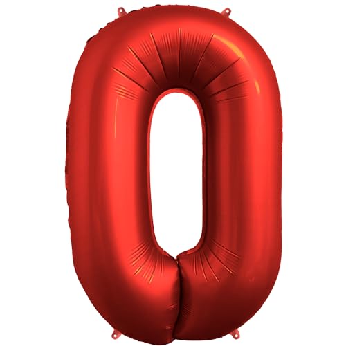 FUNFEST Geburtstagsballons Nr. 0 Chromrot Farbe 100 cm – Dekoration für Geburtstagsballons – Inklusive Ballon Nr. 0 XL und Strohhalm – Fliegt mit Helium FUNFEST Geburtstagsballons Nr. 0 Chromrot Farbe 100 cm – Dekoration für Geburtstagsballons – Inklusive Ballon Nr. 0 XL und Strohhalm – Fliegt mit Helium von Funfest