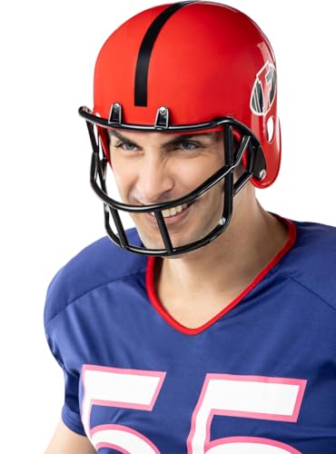 Funidelia | American Football Helm für Herren Rugby, Quarterback, American Football, Berufe - Zubehör für Erwachsene, Zubehör für Kostüm - Schwarz Funidelia | American Football Helm für Herren Rugby, Quarterback, American Football, Berufe - Zubehör für Erwachsene, Zubehör für Kostüm - Schwarz von Funidelia