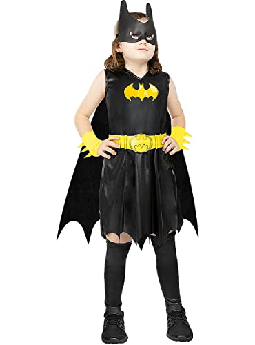 Funidelia | Batgirl Kostüm 100% OFFIZIELLE für Mädchen Größe 3-4 Jahre Barbara Gordon, Superhelden, DC Comics - Farben: Bunt, Zubehör für Kostüm - Lustige Kostüme für deine Partys von Funidelia