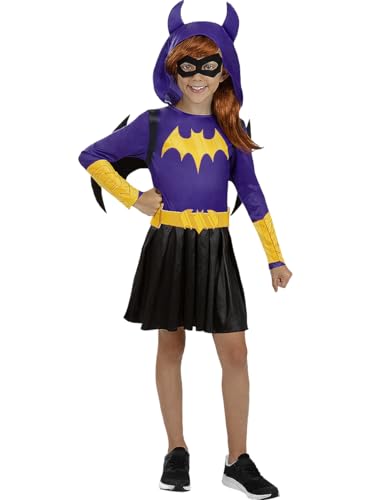 Funidelia | Batgirl Superhero Girls DC Kostüm für Mädchen Barbara Gordon, Superhelden, DC Comics - Kostüme für Kinder & Verkleidung für Partys, Karneval & Halloween - Größe 5-6 Jahre - Lila von Funidelia