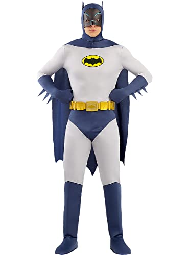 Funidelia | Batman 1966 Kostüm für Herren The Dark Knight, Superhelden, DC Comics - Kostüme für Erwachsene & Verkleidung für Partys, Karneval & Halloween - Größe Standard - Schwarz Funidelia | Batman 1966 Kostüm für Herren The Dark Knight, Superhelden, DC Comics - Kostüme für Erwachsene & Verkleidung für Partys, Karneval & Halloween - Größe Standard - Schwarz von Funidelia