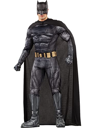 Funidelia | Batman Kostüm - Die Liga der Gerechten für Herren The Dark Knight, Superhelden, DC Comics - Kostüme für Erwachsene & Verkleidung für Partys, Karneval & Halloween - Größe L - Schwarz Funidelia | Batman Kostüm - Die Liga der Gerechten für Herren The Dark Knight, Superhelden, DC Comics - Kostüme für Erwachsene & Verkleidung für Partys, Karneval & Halloween - Größe L - Schwarz von Funidelia
