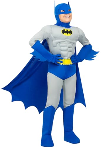 Funidelia | Batman The Brave & the Bold Kostüm deluxe für Jungen The Dark Knight, Superhelden - Kostüme für Kinder & Verkleidung für Partys, Karneval & Halloween - Größe 7-9 Jahre - Schwarz Funidelia | Batman The Brave & the Bold Kostüm deluxe für Jungen The Dark Knight, Superhelden - Kostüme für Kinder & Verkleidung für Partys, Karneval & Halloween - Größe 7-9 Jahre - Schwarz von Funidelia