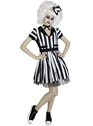Funidelia | Beetlejuice Kostüm 100% OFFIZIELLE für Damen Größe M Tim Burton, Horrorfilm, Horror - Farben: Bunt, Zubehör für Kostüm - Lustige Kostüme für deine Partys Funidelia | Beetlejuice Kostüm 100% OFFIZIELLE für Damen Größe M Tim Burton, Horrorfilm, Horror - Farben: Bunt, Zubehör für Kostüm - Lustige Kostüme für deine Partys von Funidelia