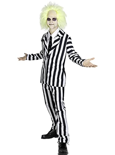 Funidelia | Beetlejuice Kostüm 100% OFFIZIELLE für Herren Größe M Tim Burton, Horrorfilm, Horror, Zubehör für Kostüm - Lustige Kostüme für deine Partys Funidelia | Beetlejuice Kostüm 100% OFFIZIELLE für Herren Größe M Tim Burton, Horrorfilm, Horror, Zubehör für Kostüm - Lustige Kostüme für deine Partys von Funidelia