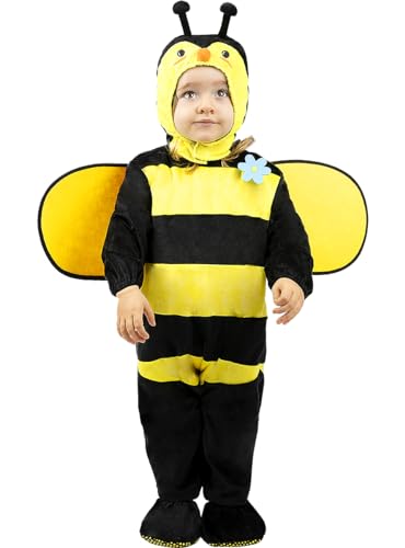 Funidelia | Bienen Kostüms für Baby Größe 12-24 Monate Tiere, Insekten, Biene - Farben: Bunt, Zubehör für Kostüm - Lustige Kostüme für Deine Partys von Funidelia