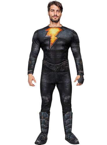 Funidelia | Black Adam Kostüm - DC Comics für Herren Superhelden, DC Comics, Bösewicht - Kostüm für Erwachsene & Verkleidung für Partys, Karneval & Halloween - Größe M - Schwarz Funidelia | Black Adam Kostüm - DC Comics für Herren Superhelden, DC Comics, Bösewicht - Kostüm für Erwachsene & Verkleidung für Partys, Karneval & Halloween - Größe M - Schwarz von Funidelia