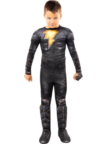Funidelia | Black Adam Kostüm - Dc Comics für Jungen Superhelden, DC Comics, Bösewicht - Kostüm für Kinder & Verkleidung für Partys, Karneval & Halloween - Größe 5-6 Jahre - Schwarz Funidelia | Black Adam Kostüm - Dc Comics für Jungen Superhelden, DC Comics, Bösewicht - Kostüm für Kinder & Verkleidung für Partys, Karneval & Halloween - Größe 5-6 Jahre - Schwarz von Funidelia