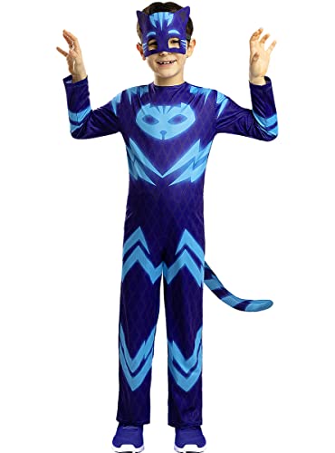 Funidelia | Catboy PJ Masks Kostüm 100% OFFIZIELLE für Jungen Größe 3-4 Jahre Zeichentrickfilm, Catboy, Eulette, Gecko - Farben: Bunt, Zubehör für Kostüm - Lustige Kostüme für deine Partys Funidelia | Catboy PJ Masks Kostüm 100% OFFIZIELLE für Jungen Größe 3-4 Jahre Zeichentrickfilm, Catboy, Eulette, Gecko - Farben: Bunt, Zubehör für Kostüm - Lustige Kostüme für deine Partys von Funidelia