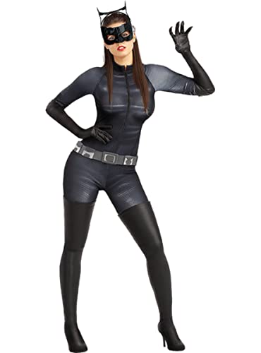 Funidelia | Catwoman Kostüm für Damen Damen katze, Superhelden, DC Comics, Bösewicht - Kostüme für Erwachsene & Verkleidung für Partys, Karneval & Halloween - Größe XS - Schwarz von Funidelia