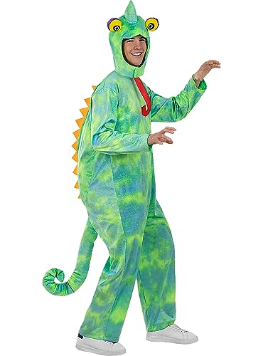 Funidelia | Chamäleon Kostüm für Herren und Damen Tiere - Kostüm für Erwachsene & Verkleidung für Partys, Karneval & Halloween - Größe L - XL - Grün Funidelia | Chamäleon Kostüm für Herren und Damen Tiere - Kostüm für Erwachsene & Verkleidung für Partys, Karneval & Halloween - Größe L - XL - Grün von Funidelia
