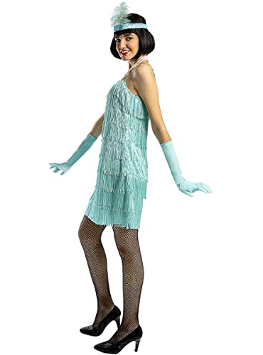 Funidelia | Charleston 20er Jahre Kostüm blau für Damen Größe S 20er Jahre, Kabarett, Gangster, Jahrzehnte - Farben: Bunt, Zubehör für Kostüm - Lustige Kostüme für Deine Partys von Funidelia
