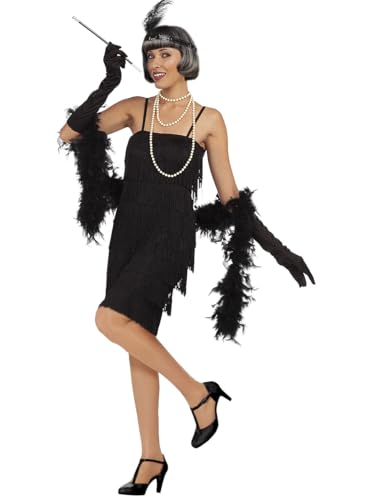 Funidelia | Charleston Kostüm der 20er Jahre mit Zubehör für Damen 20er Jahre, Kabarett, Gangster, Jahrzehnte - Kostüm für Erwachsene & Verkleidung für Partys, Karneval & Halloween - Größe M Funidelia | Charleston Kostüm der 20er Jahre mit Zubehör für Damen 20er Jahre, Kabarett, Gangster, Jahrzehnte - Kostüm für Erwachsene & Verkleidung für Partys, Karneval & Halloween - Größe M von Funidelia