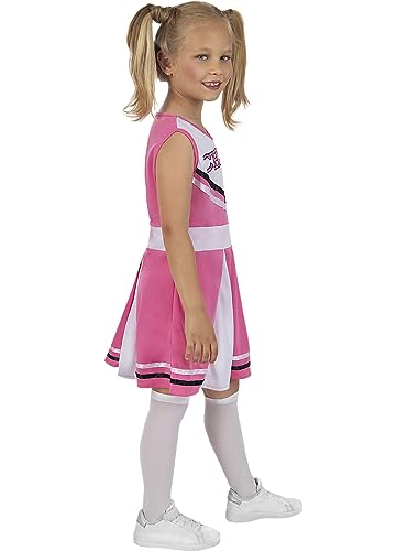 Funidelia | Cheerleader Kostüm rosa für Mädchen Cheerleader, American Football, Gymnasium, Berufe - Kostüm für Kinder & Verkleidung für Partys, Karneval & Halloween - Größe 3-4 Jahre - Rosa von Funidelia