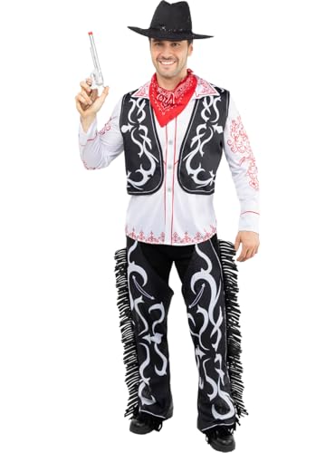 Funidelia | Cowboy Kostüm für Erwachene für Herren und Damen Cowboys, Indianer, Western - Kostüm für Erwachsene & Verkleidung für Partys, Karneval & Halloween - Größe L - Braun Funidelia | Cowboy Kostüm für Erwachene für Herren und Damen Cowboys, Indianer, Western - Kostüm für Erwachsene & Verkleidung für Partys, Karneval & Halloween - Größe L - Braun von Funidelia