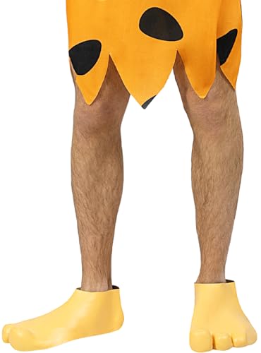 Funidelia | Die Feuersteine Stiefelüberzieher für Damen und Herren Cartoons, Höhlenmann - Zubehör für Erwachsene, Faschingskostüme &Requisiten für Halloween, Karneval & Partys - Beige Funidelia | Die Feuersteine Stiefelüberzieher für Damen und Herren Cartoons, Höhlenmann - Zubehör für Erwachsene, Faschingskostüme &Requisiten für Halloween, Karneval & Partys - Beige von Funidelia