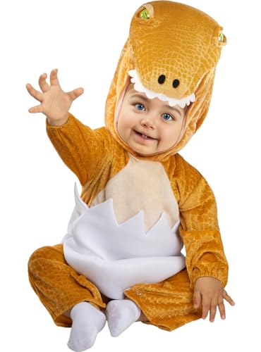 Funidelia | Dinosaurierkostüm für Neugeborene für Baby Tiere, T-Rex, Jurassic Park, Film und Serien - Kostüm für Baby & Verkleidung für Partys, Karneval & Halloween - Größe 0-6 Monate - Braun Funidelia | Dinosaurierkostüm für Neugeborene für Baby Tiere, T-Rex, Jurassic Park, Film und Serien - Kostüm für Baby & Verkleidung für Partys, Karneval & Halloween - Größe 0-6 Monate - Braun von Funidelia