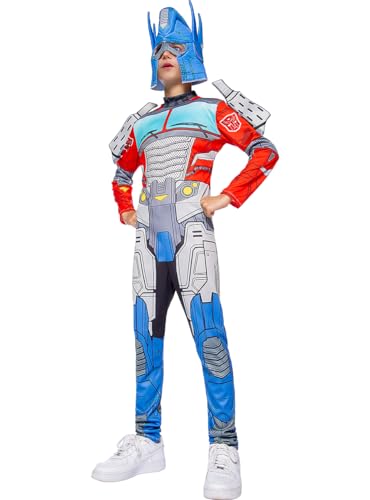 Funidelia | Disfraz de Optimus Prime para niño Transformers für Jungen Transformers & Autobots - Kostüm für Kinder & Verkleidung für Partys, Karneval & Halloween - Größe 10-12 Jahre von Funidelia