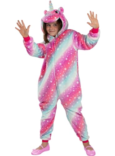 Funidelia | Einhorn Onesie Kostüm bunt für Mädchen Lustige & Ausgefallene - Kostüme für Kinder & Verkleidung für Partys, Karneval & Halloween - Größe 5-6 Jahre Funidelia | Einhorn Onesie Kostüm bunt für Mädchen Lustige & Ausgefallene - Kostüme für Kinder & Verkleidung für Partys, Karneval & Halloween - Größe 5-6 Jahre von Funidelia