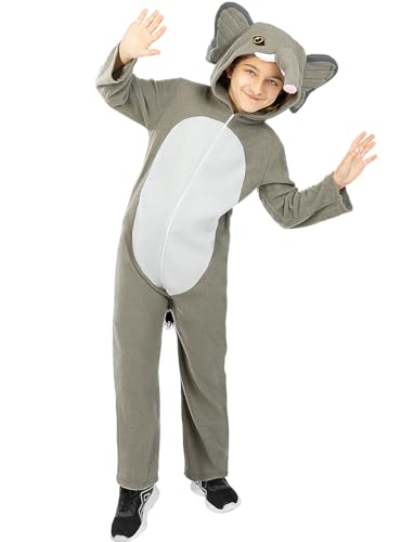 Funidelia | Elefant Kostüm für Jungen & Mädchen Tiere - Kostüme für Kinder & Verkleidung für Partys, Karneval & Halloween - Größe 3-4 Jahre - Grau/Silber Funidelia | Elefant Kostüm für Jungen & Mädchen Tiere - Kostüme für Kinder & Verkleidung für Partys, Karneval & Halloween - Größe 3-4 Jahre - Grau/Silber von Funidelia