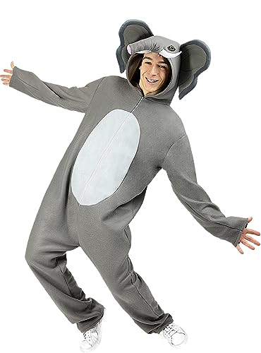 Funidelia | Elefanten Kostüm für Herren und Damen Tiere - Kostüm für Erwachsene & Verkleidung für Partys, Karneval & Halloween - Größe M - L - Grau/Silber Funidelia | Elefanten Kostüm für Herren und Damen Tiere - Kostüm für Erwachsene & Verkleidung für Partys, Karneval & Halloween - Größe M - L - Grau/Silber von Funidelia