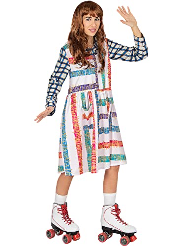 Funidelia | Eleven Stranger Things Kostüm Official Netflix für Damen Kostüm für Erwachsene & Verkleidung für Partys, Karneval & Halloween - Größe L - XL - Braun von Funidelia