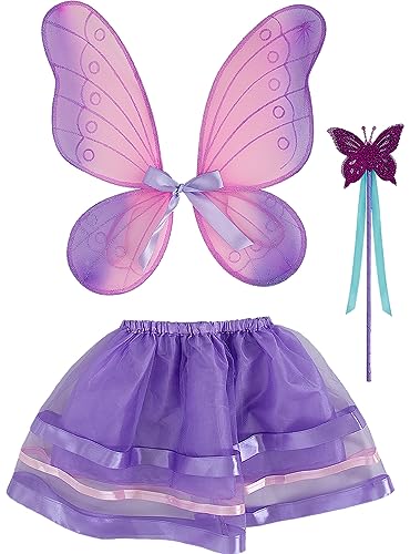 Funidelia | Feen Kostüm für Mädchen Feen, Glöckchen, Magie, Elf - Kostüm für Kinder & Verkleidung für Partys, Karneval & Halloween - Rosa von Funidelia