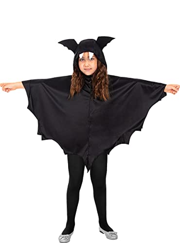 Funidelia | Fledermaus Umhang für Herren und Damen Tiere, Halloween - Kostüm für Erwachsene & Verkleidung für Partys, Karneval & Halloween - Schwarz Funidelia | Fledermaus Umhang für Herren und Damen Tiere, Halloween - Kostüm für Erwachsene & Verkleidung für Partys, Karneval & Halloween - Schwarz von Funidelia