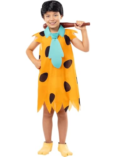 Funidelia | Fred Feuerstein Kostüm - Familie Feuerstein 100% OFFIZIELLE für Jungen Größe 5-6 Jahre The Flintstones, Zeichentrickfilm, Familie Feuerstein, Höhlenmensch, Zubehör für Kostüm Funidelia | Fred Feuerstein Kostüm - Familie Feuerstein 100% OFFIZIELLE für Jungen Größe 5-6 Jahre The Flintstones, Zeichentrickfilm, Familie Feuerstein, Höhlenmensch, Zubehör für Kostüm von Funidelia